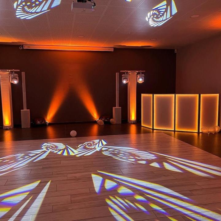 Nous mettons en location des jeux de lumière. 