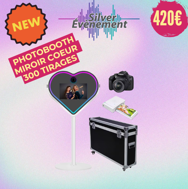 Borne photo miroir coeur v2